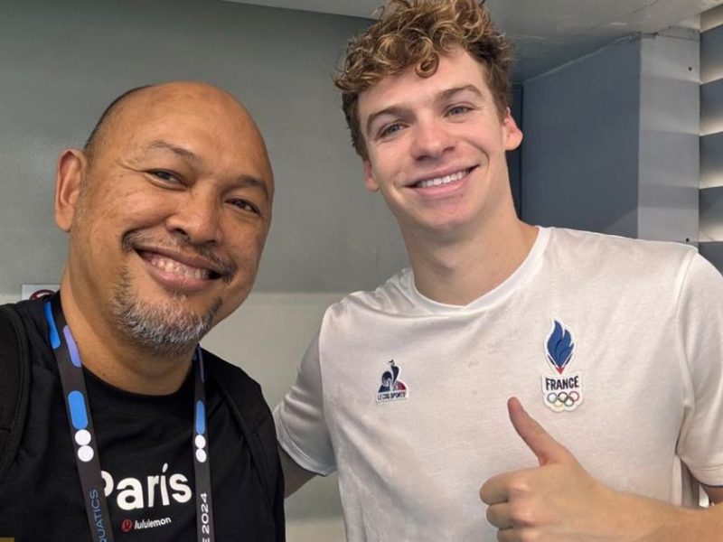 Intip Latihan Perenang Prancis Di GBK Jelang WC 2025