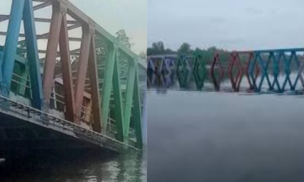 Jembatan Panglima Sampul Ambruk, Akses Terputus