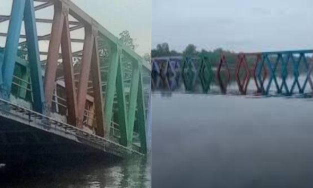 Jembatan Panglima Sampul Ambruk, Akses Terputus